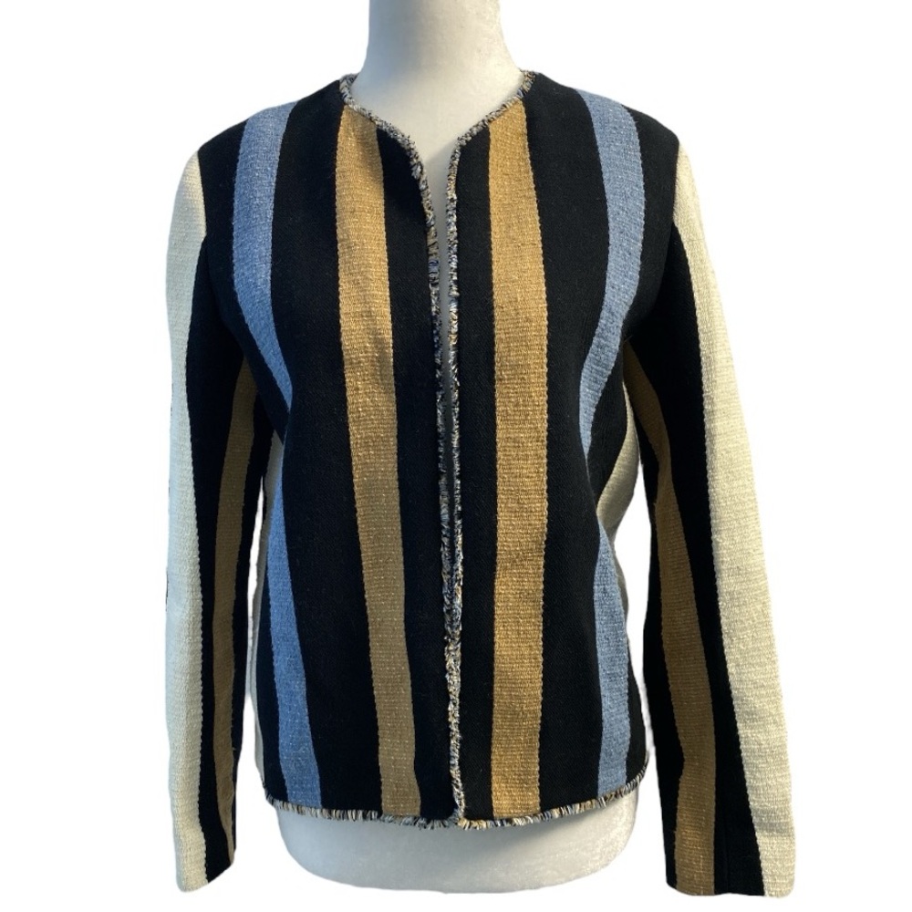 Sandro Multicolor Striped Blazer